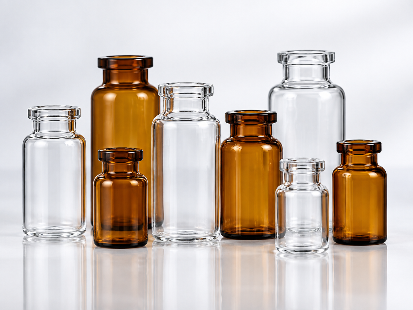 Tubular vial forming